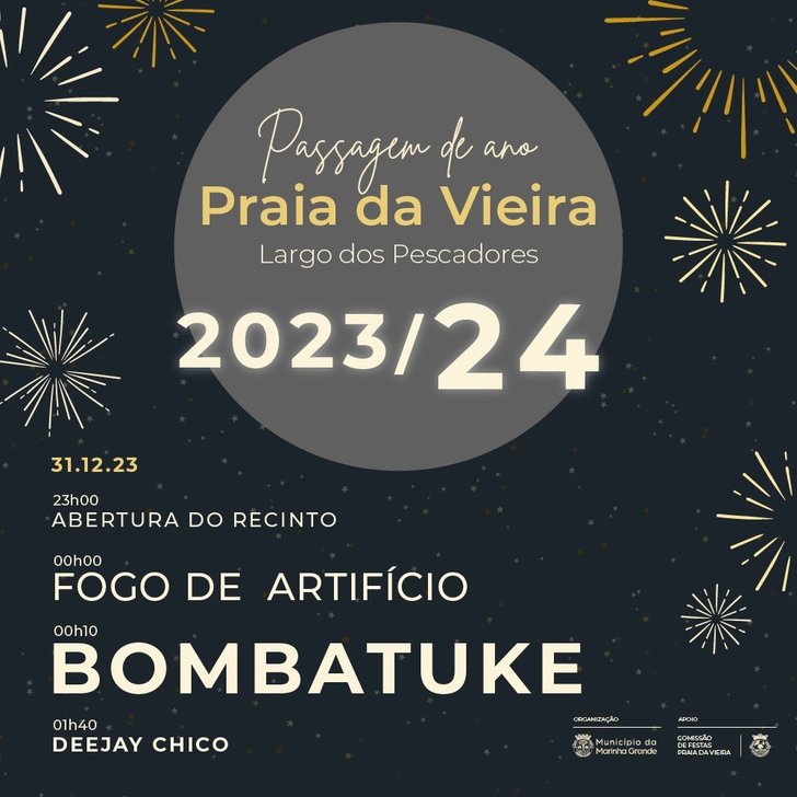 Passagem ano Praia da Vieira 2024